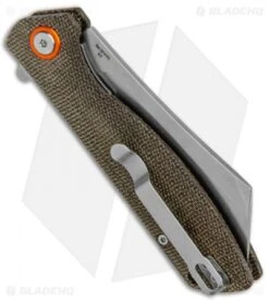 Artisan Cutlery Small Tomahawk Liner Lock Knife Micarta (3" Stonewash) -Artisan Cutlery Shop Artisan Cutlery Small Tomahawk LL Micarta SW BHQ 125434 jr side