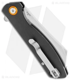 Artisan Cutlery Small Tomahawk Liner Lock Knife Smooth Black G-10 (3" Stonewash) -Artisan Cutlery Shop Artisan Cutlery Small Tomahawk LL Smooth Black G 10 SW ATZ1815PSBKC BHQ 91706 jr side