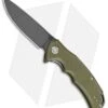 Artisan Cutlery Small Tradition Liner Lock Knife OD Green G-10 (3" Black)