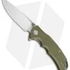 Artisan Cutlery Small Tradition Liner Lock Knife OD Green G-10 (3" Stonewash)