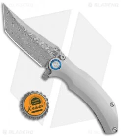 Artisan Cutlery Tacit Liner Lock Knife Titanium (3.3" Damascus) -Artisan Cutlery Shop Artisan Cutlery Tacit LL Ti Damascus 1838G GY BHQ 113178 jr bottlecap