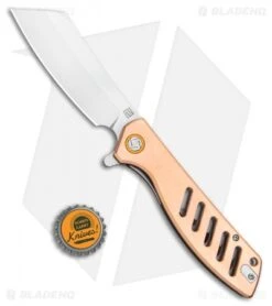 Artisan Cutlery Tomahawk Liner Lock Knife Copper (3.8" Stonewash) 1815P-CA -Artisan Cutlery Shop Artisan Cutlery Tomahawk Liner Lock Knife Copper Stonewash 1815P CA BHQ 105164 kp bottle cap