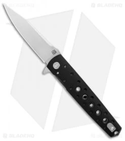 Artisan Cutlery Virginia Liner Lock Knife Smooth Black G-10 (3.8" Satin)