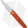 Artisan Cutlery Virginia Liner Lock Knife Orange G-10 (3.8" Satin) -Artisan Cutlery Shop Artisan Cutlery Virginia Orange Satin BHQ 87301 er