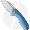 Artisan Cutlery Wren Frame Lock Knife Blue Ti (3" Satin CPM-S35VN) -Artisan Cutlery Shop Artisan Cutlery Wren FL Blue Ti BHQ 97640 jr