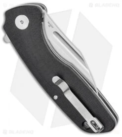 Artisan Cutlery Wren Flipper Black G-10 Smooth (3" Stonewash) 1825P-BKC -Artisan Cutlery Shop Artisan Cutlery Wren Flipper Black G 10 Smooth Stonewash 1825P BKC BHQ 95874 kp side jr