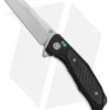 Artisan Cutlery Megahawk Frame Lock Knife Black Ti/Black G-10 (3.9" Satin)