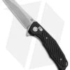 Artisan Cutlery Megahawk Liner Lock Knife Black/Black G-10 (3.9" Stonewash) -Artisan Cutlery Shop Artisan Falcon Wharncliffe LL Black Black G 10 SW ATZ1809PBBK BHQ 87124 jr