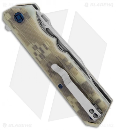 Artisan Cutlery Littoral Liner Lock Knife Camo G-10 (3.75" Stonewash) 4 Artisan Cutlery Littoral Liner Lock Knife Camo G-10 (3.75" Stonewash) - Image 2