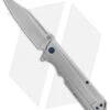 Artisan Cutlery Littoral Frame Lock Knife Satin Titanium (3.75" Stonewash) -Artisan Cutlery Shop Artisan Littoral Satin Titanium S35VN 1703GST BHQ 85002 jr
