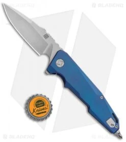 Artisan Cutlery Predator Frame Lock Knife Blue Titanium (3.75" SW) 1706G-BU -Artisan Cutlery Shop Artisan Predator Blue Ti S35VN 1706GBU BHQ 85008 jr bottlecap
