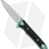 Artisan Cutlery Shark Liner Lock Knife CF/Green Ti (3" Stonewash) 1707GS-GN -Artisan Cutlery Shop Artisan Shark Green Titanium S35VN 1707GSGN BHQ 85023 jr