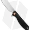 Artisan Cutlery Tomahawk Liner Lock Knife Smooth Black G-10 (3.8" Stonewash)
