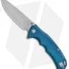 Artisan Cutlery Tradition Frame Lock Knife Blue Titanium (3.8" Stonewash) -Artisan Cutlery Shop Artisan Tradition Blue Ti S35VN 1702G BU BHQ 84983 jr