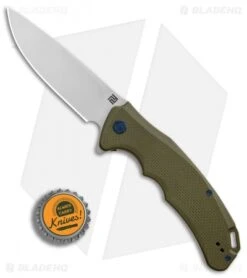 Artisan Cutlery Tradition Liner Lock Knife Green G-10 (3.8" Stonewash) -Artisan Cutlery Shop Artisan Tradition Green G10 D2 BHQ 84996 er bottlecap