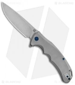 Artisan Cutlery Tradition Frame Lock Knife Bead Blast Titanium (3.8" Stonewash)