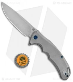 Artisan Cutlery Tradition Frame Lock Knife Bead Blast Titanium (3.8" Stonewash) -Artisan Cutlery Shop Artisan Tradition Grey Ti S35VN 1702G GY BHQ 84985 jr bottlecap