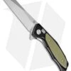 Artisan Cutlery Megahawk Liner Lock Knife Black/Green G-10 (3.9" Stonewash)
