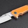 Artisan Cutlery Predator Flipper Folding Knife, D2, G10 Orange, 1706POE
