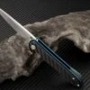 Artisan Cutlery Small Shark Flipper Folding Knife, D2, CF/G10 Blue, 1707PSCF -Artisan Cutlery Shop atz1707pscf