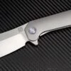 Artisan Cutlery Osprey Flipper Framelock Knife, M390, Titanium, 1803GGYM