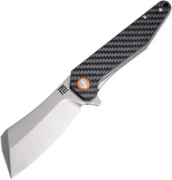 Artisan Cutlery Osprey Flipper Folding Knife, D2, Carbon Fiber, 1803P-CF