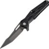 Artisan Cutlery Interceptor Flipper Folding Knife, D2, G10 Black, 1812PBBK -Artisan Cutlery Shop atz1812pbbk 1