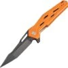 Artisan Cutlery Interceptor Flipper Folding Knife, D2, G10 Orange, 1812PBOE