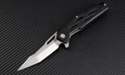 Artisan Cutlery Interceptor Flipper Folding Knife, D2, G10 Black, 1812PSBK