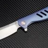 Artisan Cutlery Tomahawk Flipper Framelock Knife, M390, Titanium, 1815GBUM -Artisan Cutlery Shop atz1815gbum