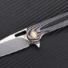Artisan Cutlery Archaeo Flipper Folding Knife, D2, G10 Black/White, 1821PBGC