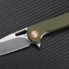 Artisan Cutlery Archeo Flipper Folding Knife, D2, G10 Green, 1821PGNF